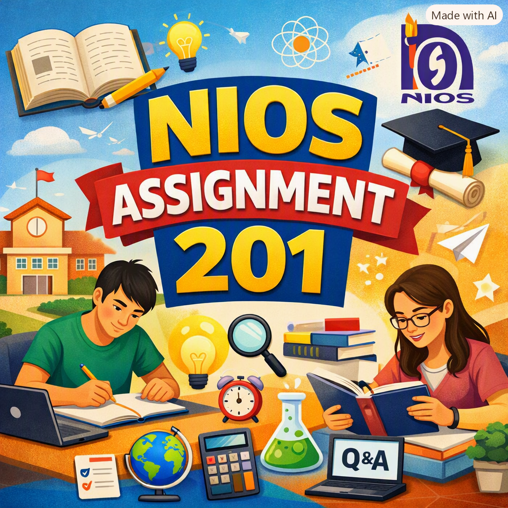 NIOS TMA Hindi 201 Solved Assignment 2026-27 | Tutor Marked Assignment (TMA)