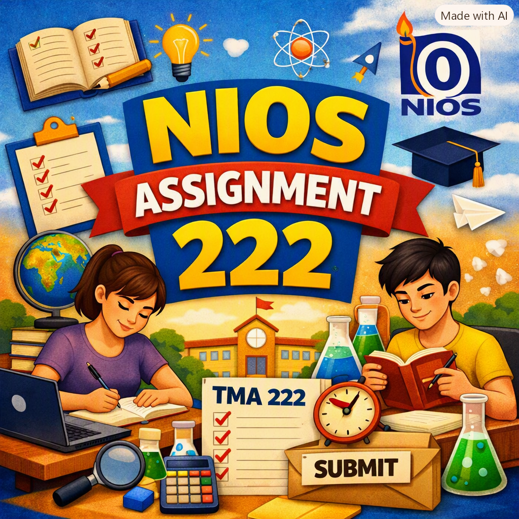 NIOS TMA 222 Solved Assignment (2026-27) | Psychology Tutor Marked Assignment