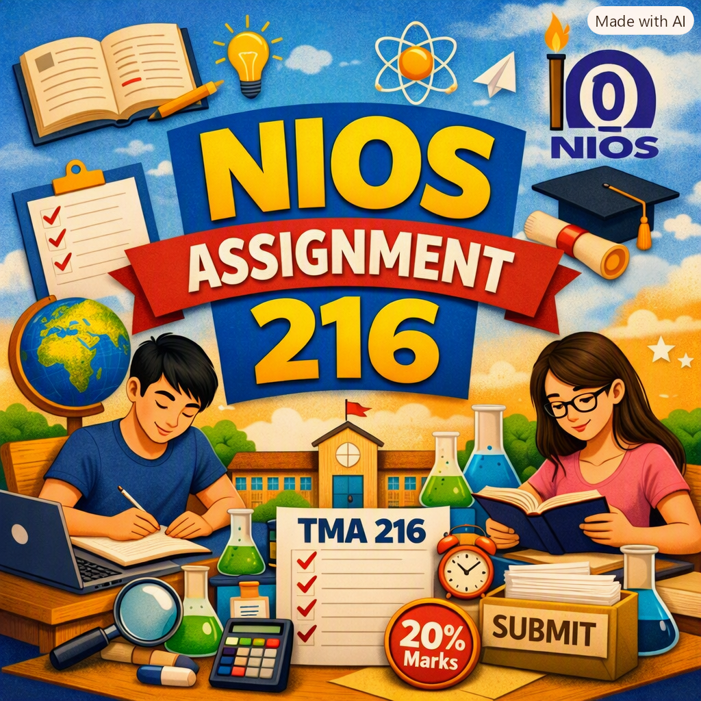 NIOS TMA 216 Solved Assignment (2026-27) | Business Studies Tutor Marked Assignment