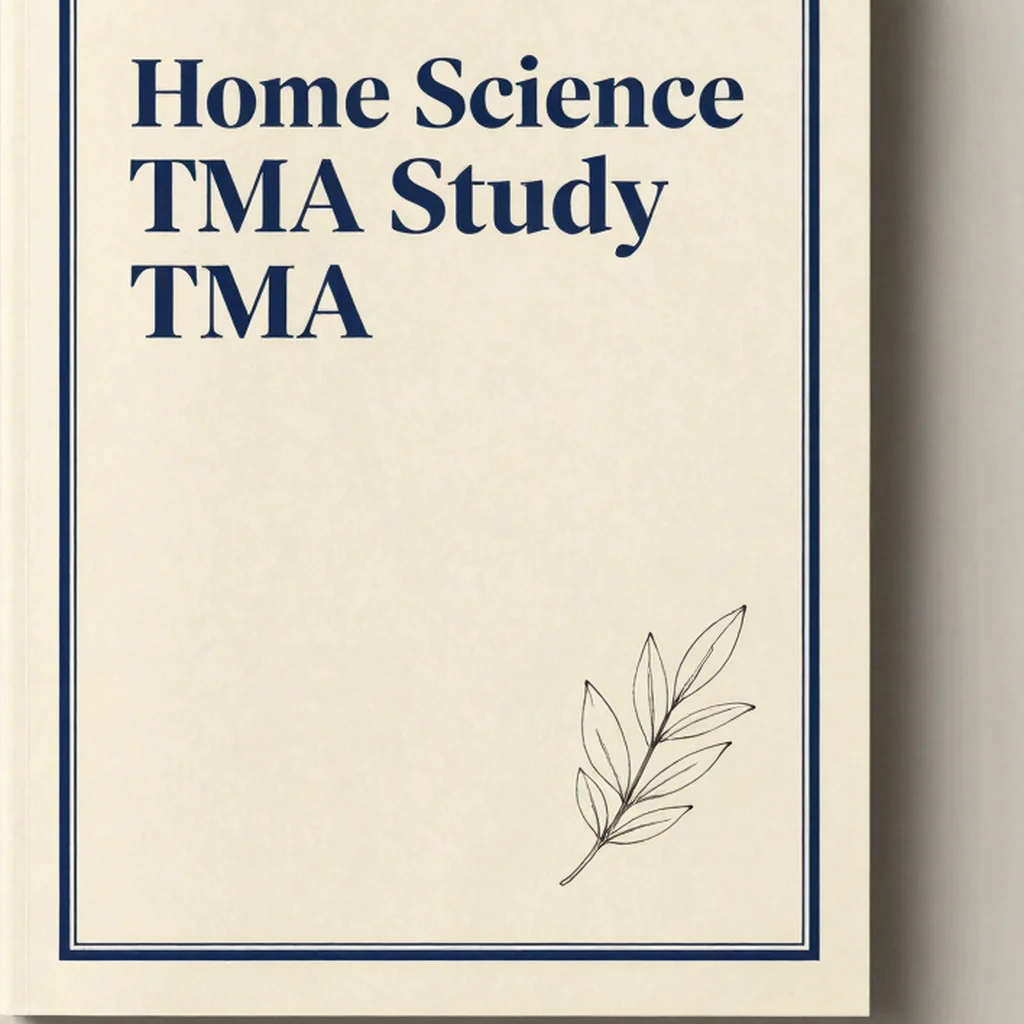 Home Science TMA Guide